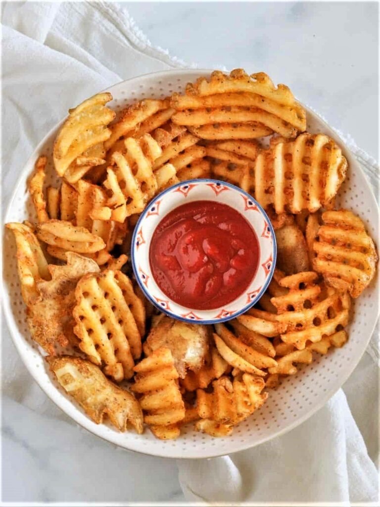 waffle fries in air fryer
