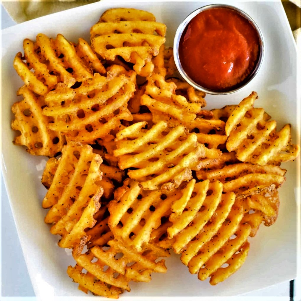 waffle fries in air fryer