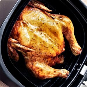 how long to reheat rotisserie chicken in air fryer